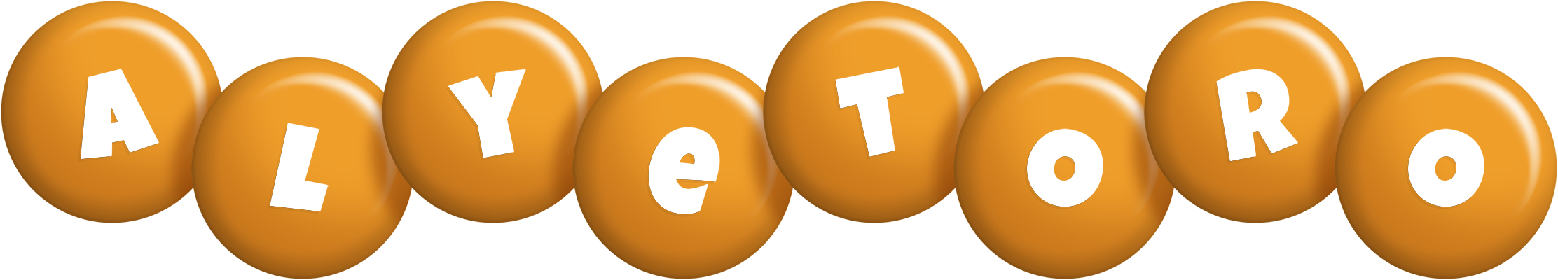 Alyetoro candy-orange logo