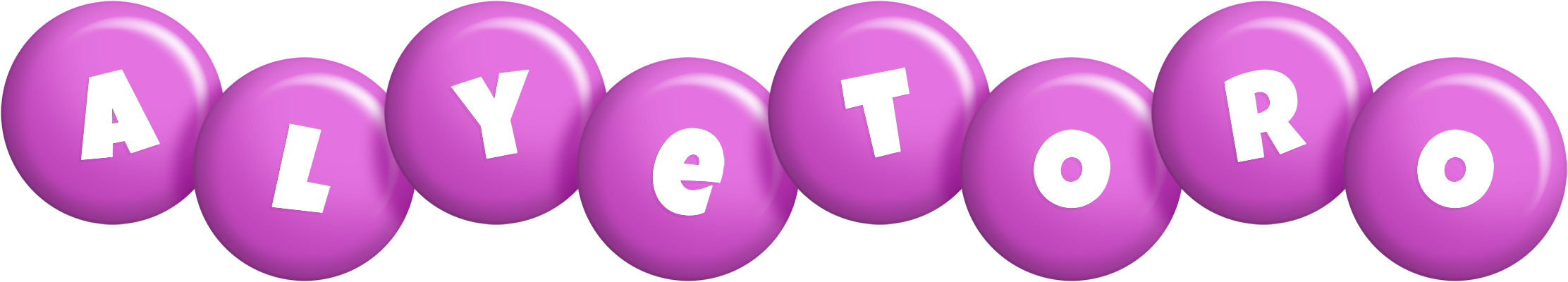 Alyetoro candy-purple logo