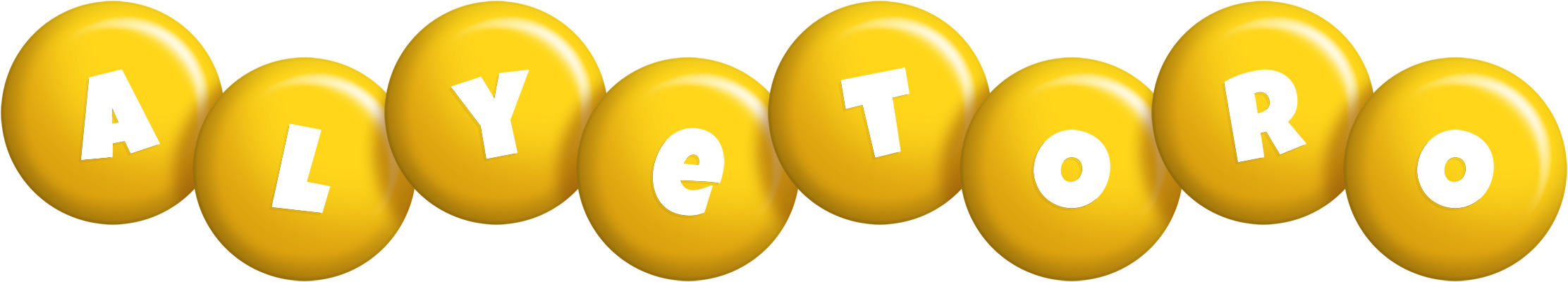 Alyetoro candy-yellow logo