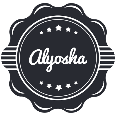 Alyosha badge logo