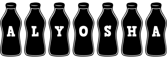 Alyosha bottle logo