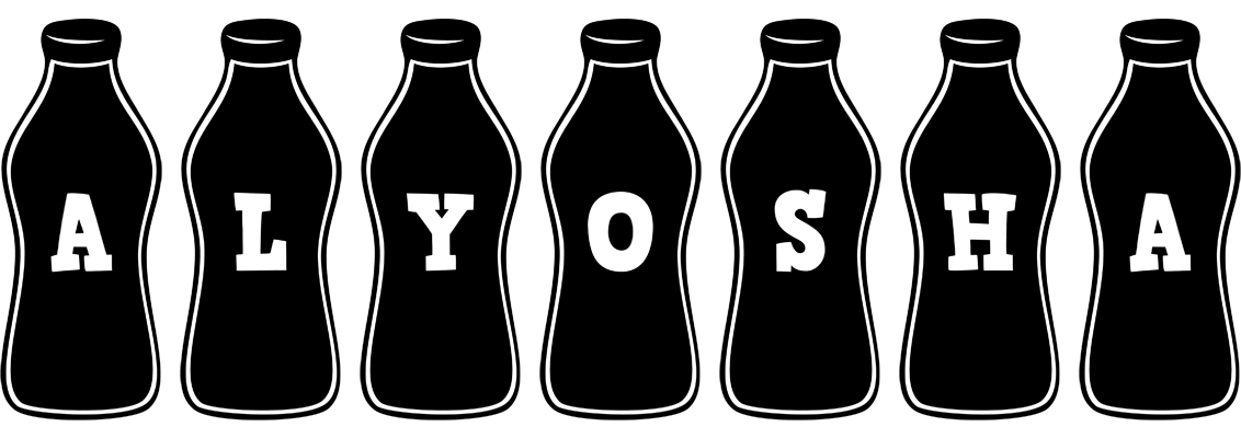 Alyosha bottle logo