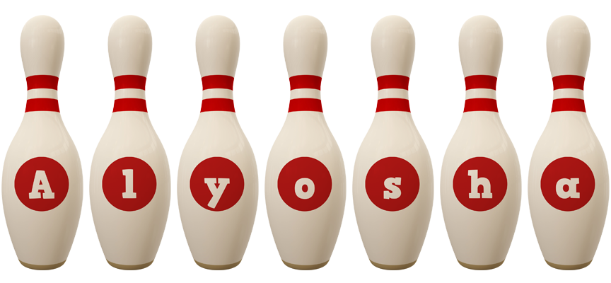 Alyosha bowling-pin logo