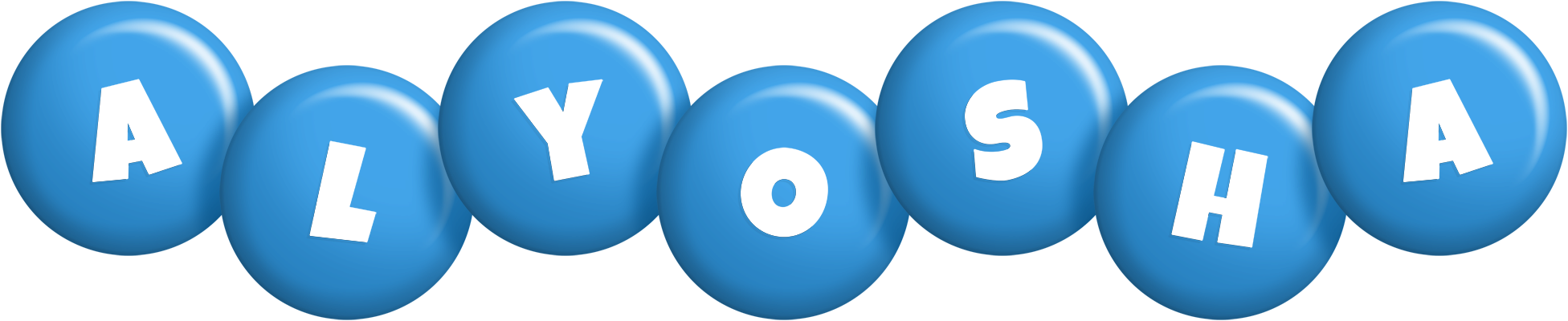 Alyosha candy-blue logo