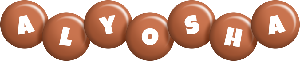 Alyosha candy-brown logo