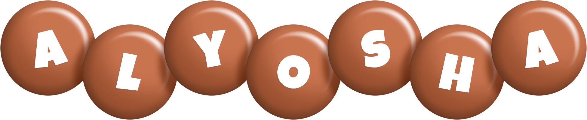Alyosha candy-brown logo