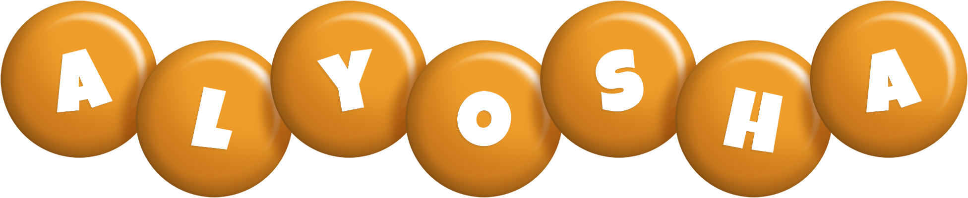 Alyosha candy-orange logo