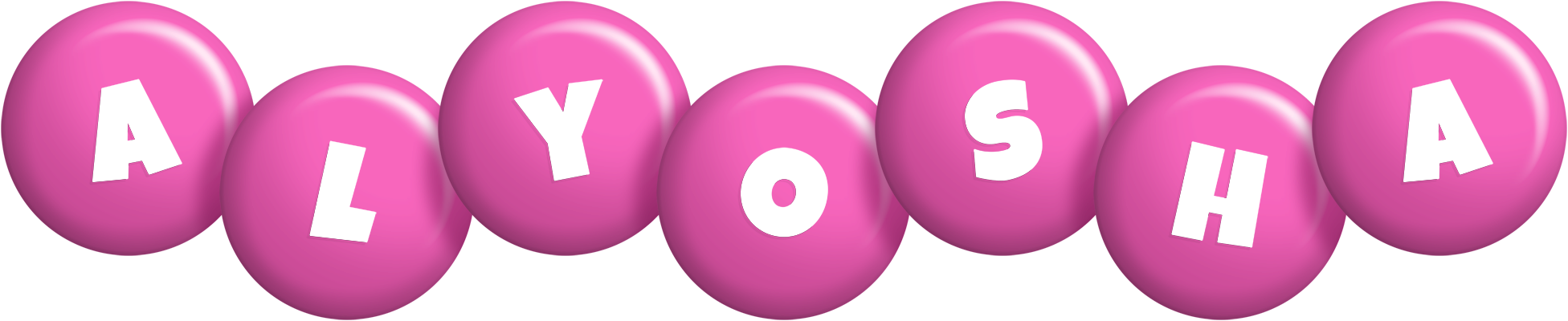 Alyosha candy-pink logo