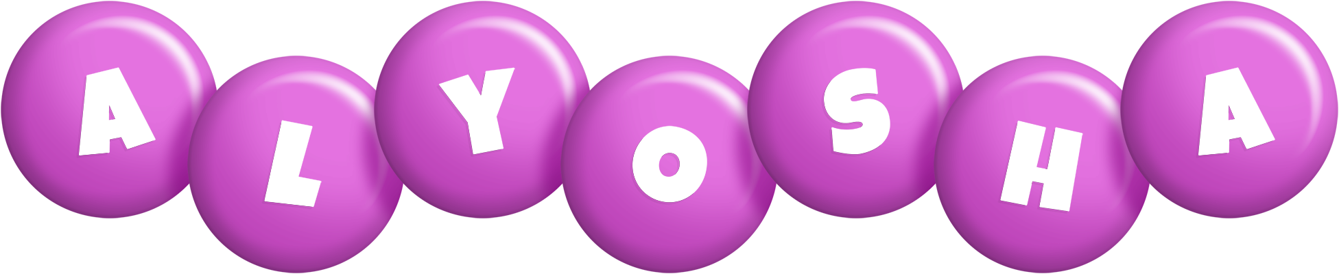 Alyosha candy-purple logo