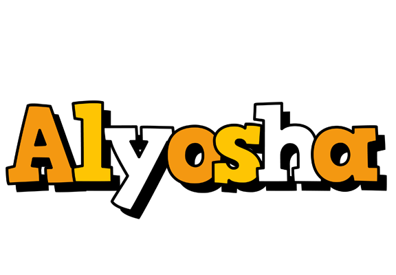 Alyosha cartoon logo