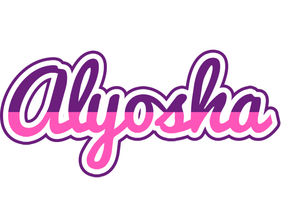 Alyosha cheerful logo