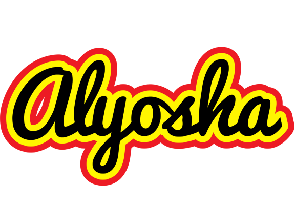 Alyosha flaming logo