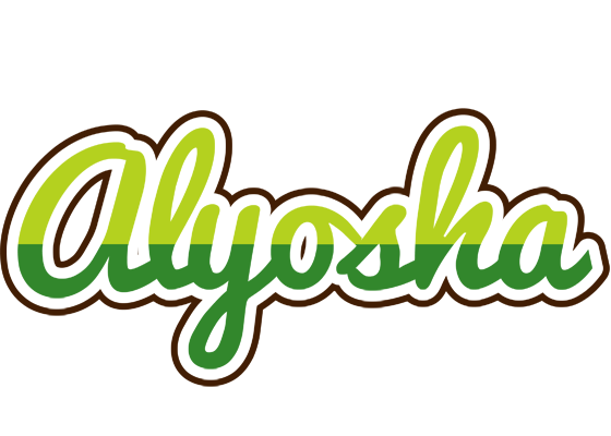 Alyosha golfing logo