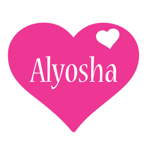 Alyosha love-heart logo