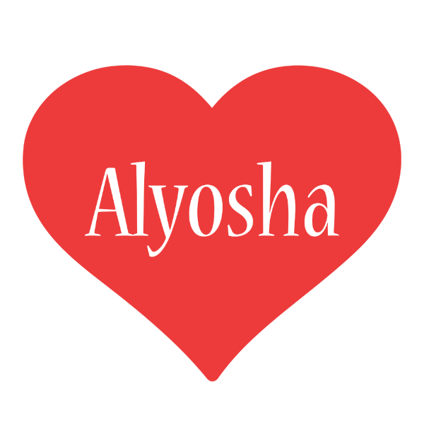 Alyosha love logo