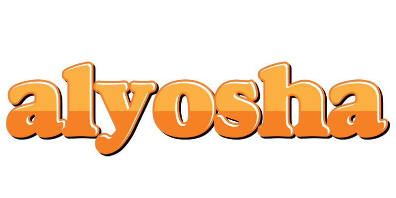 Alyosha orange logo