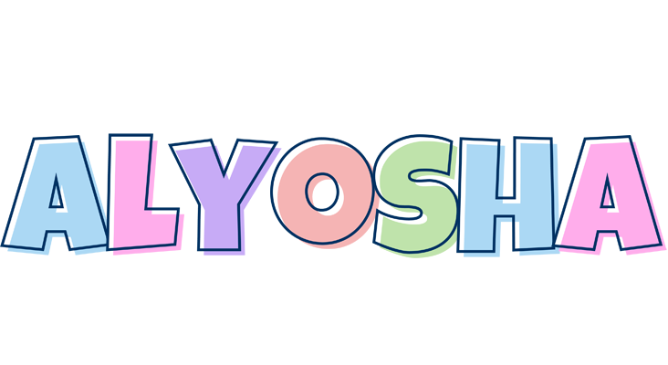 Alyosha pastel logo