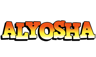 Alyosha sunset logo