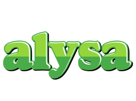 Alysa apple logo