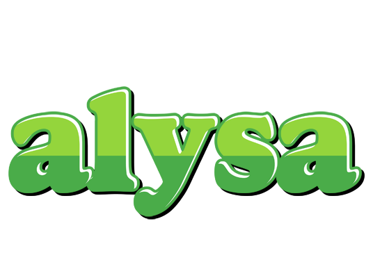 Alysa apple logo