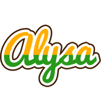 Alysa banana logo