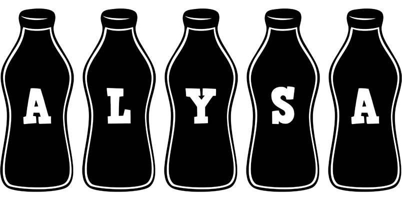 Alysa bottle logo