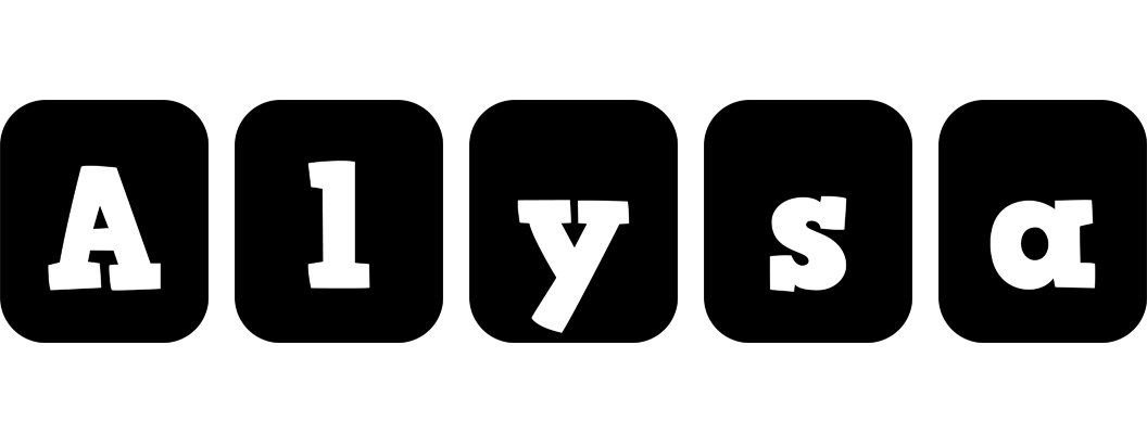 Alysa box logo
