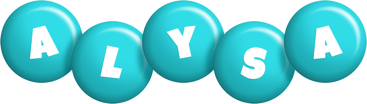 Alysa candy-azur logo