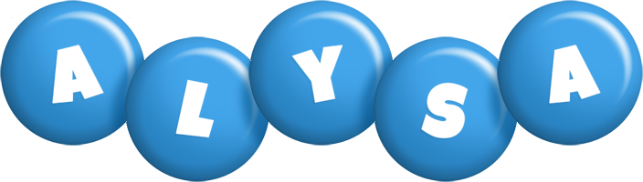 Alysa candy-blue logo