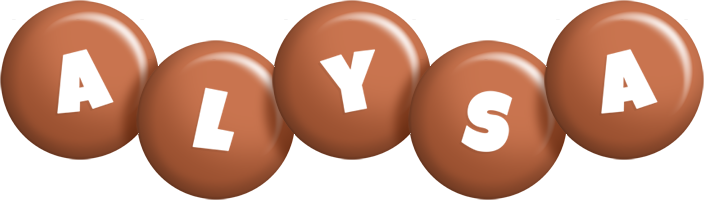 Alysa candy-brown logo