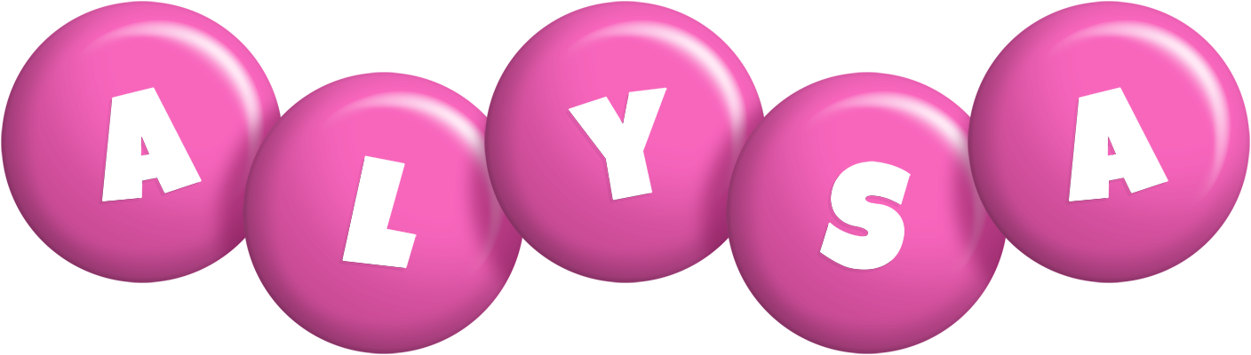 Alysa candy-pink logo