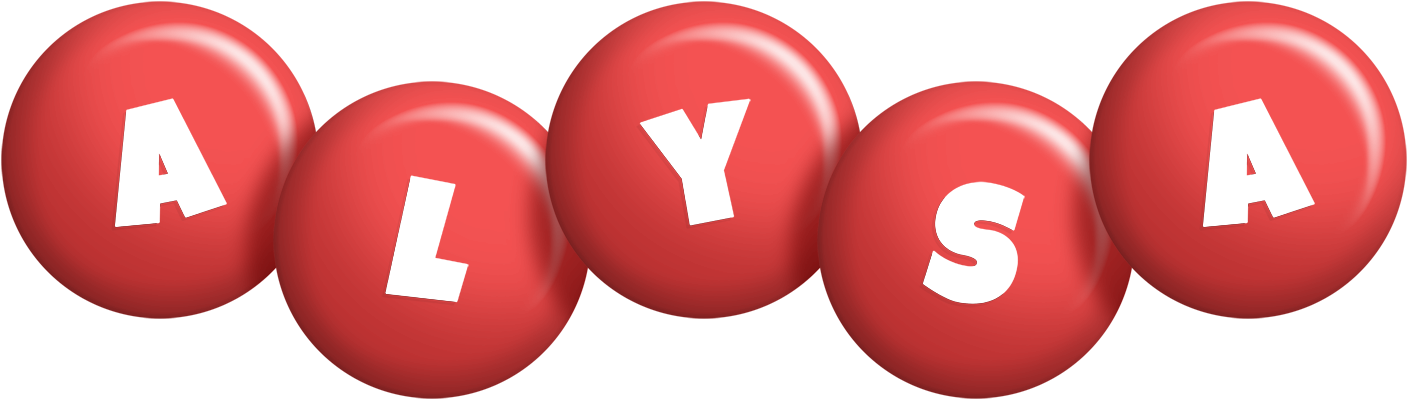 Alysa candy-red logo