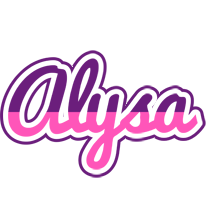 Alysa cheerful logo