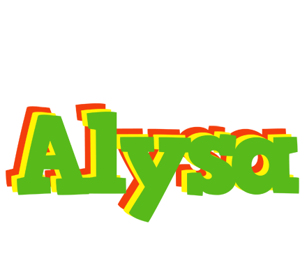 Alysa crocodile logo