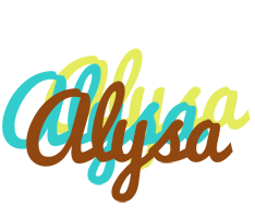 Alysa cupcake logo