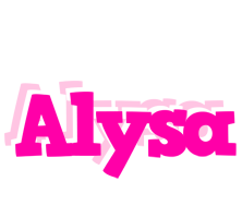 Alysa dancing logo