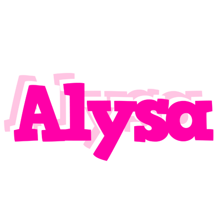 Alysa dancing logo