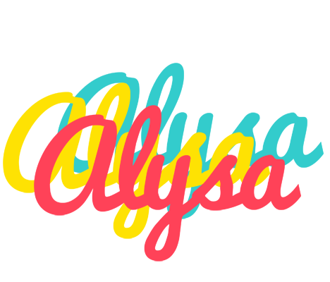 Alysa disco logo