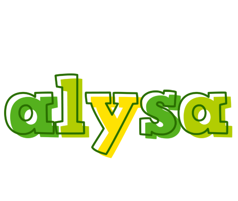 Alysa juice logo
