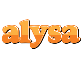 Alysa orange logo