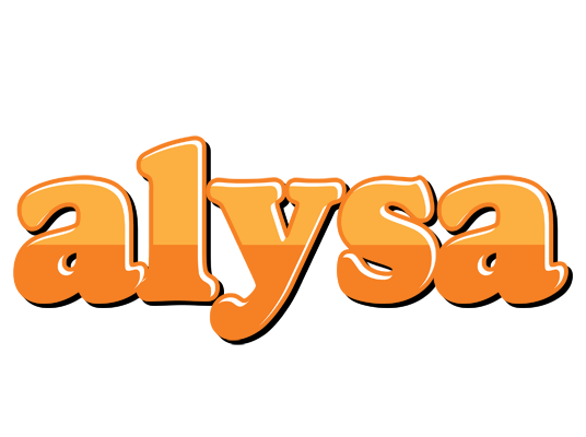 Alysa orange logo