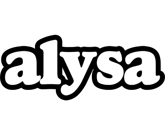 Alysa panda logo