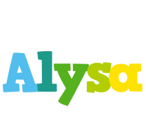 Alysa rainbows logo