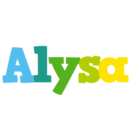 Alysa rainbows logo