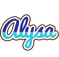 Alysa raining logo