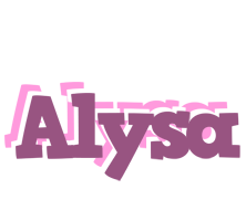 Alysa relaxing logo