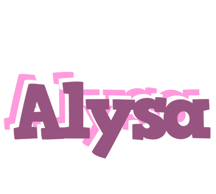 Alysa relaxing logo