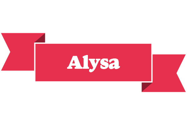 Alysa sale logo