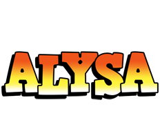 Alysa sunset logo