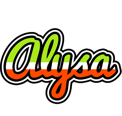 Alysa superfun logo